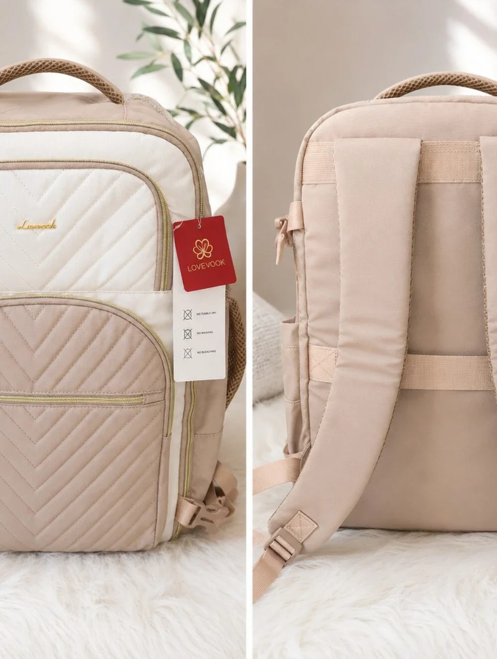 LOVEVOOK XL Diaper Bag Backpack Travel Set Large Capacity NWT